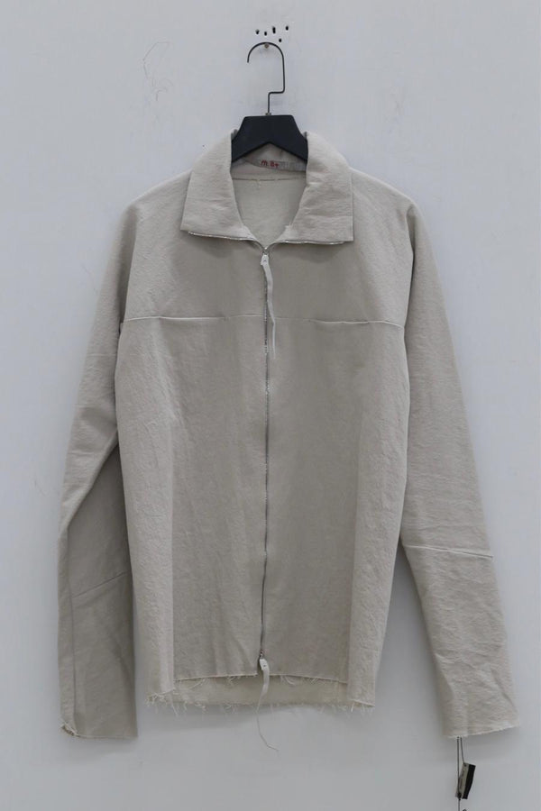 M.A+ zipper turtleneck shirt H252DZ CWP1 light gray